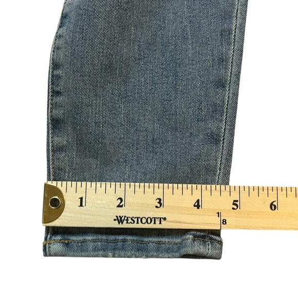 FRAME Le High Skinny Jeans — Button Fly, Distressed, Medium Wash - Picture 5 of 8